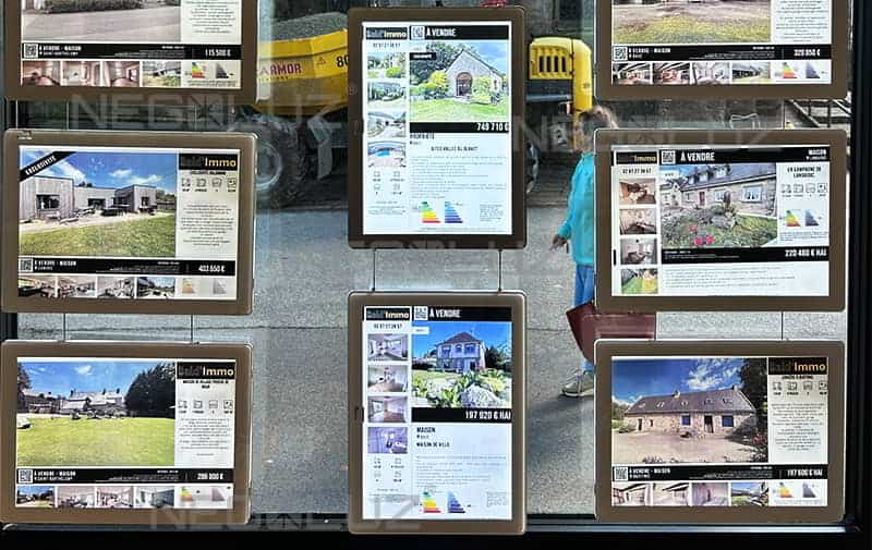 meilleur porte affiche vitrine led